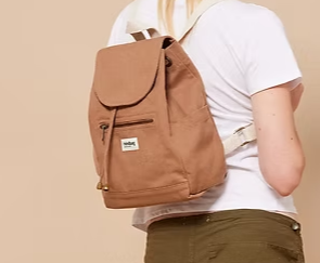 Brown backpack product photo
